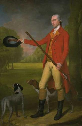 Ralph Earl Portrait of a Man with a Gun